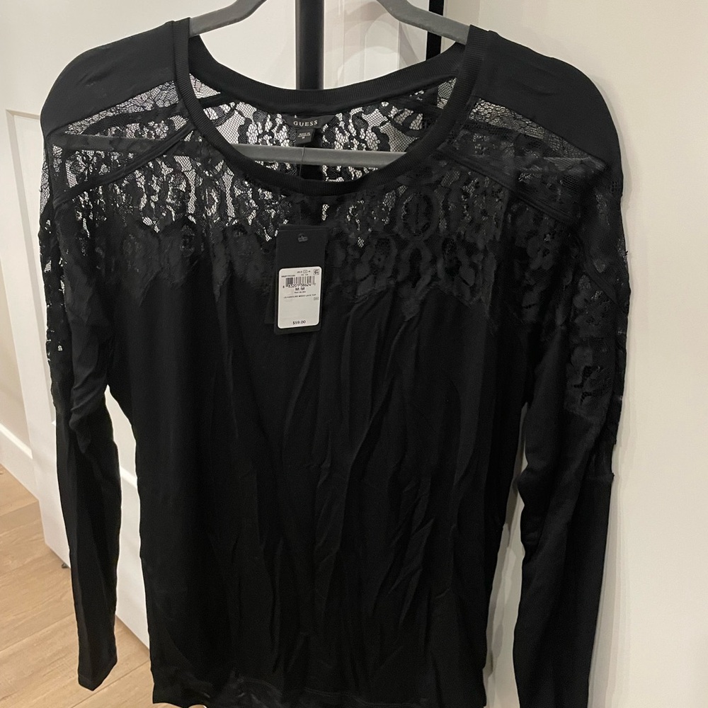 Black Guess blouse.
